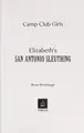 Cover image for Elizabeth's San Antonio sleuthing