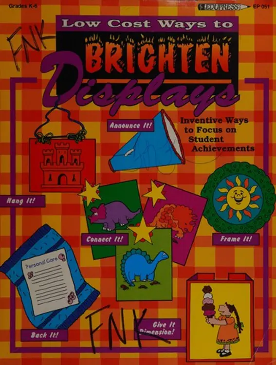 Low cost ways to brighten displays cover