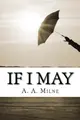 Cover image for If I May