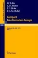 Cover image for Proceedings of the Second Conference on Compact Tranformation Groups. University of Massachusetts, Amherst, 1971