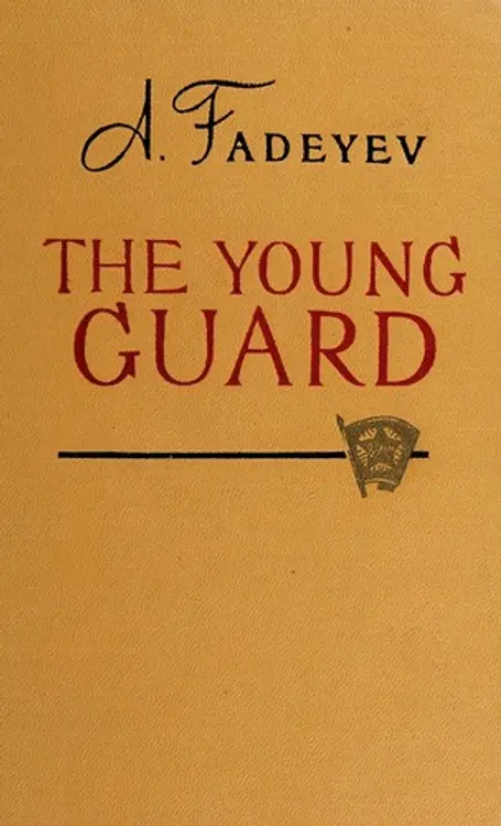 The young guard: a novel cover