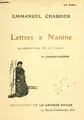 Cover image for Lettres à Nanine
