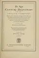 Cover image for The New Century dictionary ... of the English language