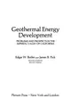 Cover image for Geothermal Energy Development