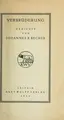 Cover image for Verbrüderung