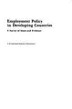 Cover image for Employment policy in developing countries