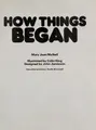 Cover image for How Things Began (Children's World)