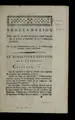 Cover image for Proclamation pour que les arme es franc ʹaises soient comple  tes et pre tes a   marcher le 15 vende miaire prochain [6 octobre 1797]