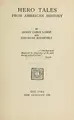 Cover image for Hero tales from American history