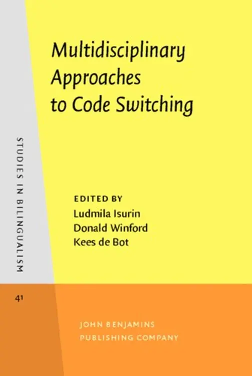 Multidisciplinary approaches to code switching cover