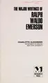 Cover image for Major Writings of Ralph Waldo Emerson