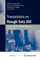 Cover image for Transactions on Rough Sets XIII