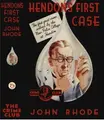 Cover image for Hendon's First Case