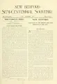 Cover image for New Bedford semi-centennial souvenir, containing a review of the history of the city, together with accounts of the whale fishery, the early industries, the great growth in the cotton manufacture and the social and economic changes.