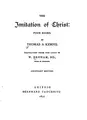 Cover image for The Imitation of Christ: Four Books