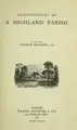 Cover image for Reminiscences of a highland parish