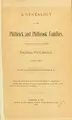 Cover image for A genealogy of the Philbrick and Philbrook families