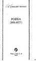 Cover image for Poesía (1951-1977)