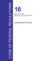 Cover image for Code of Federal Regulations Title 16, Volume 2, January 1, 2016