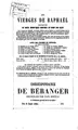 Cover image for Correspondance de Béranger