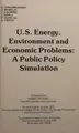 Cover image for U.S. energy, environment, and economic problems