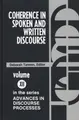 Cover image for Coherence in Spoken and Written Discourse