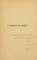 Cover image for Le théâtre du peuple.