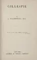 Cover image for Gillespie