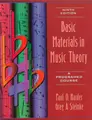 Cover image for Basic Materials in Music Theory