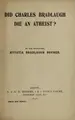 Cover image for Did Charles Bradlaugh die an atheist?