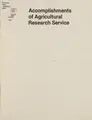 Cover image for Accomplishments of Agricultural Research Service