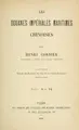 Cover image for Les douanes impériales maritimes chinoines