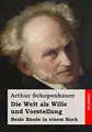 Cover image for Die Welt als Wille und Vorstellung