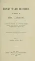 Cover image for Henry Ward Beecher