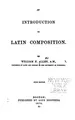 Cover image for Introduction to Latin Composition