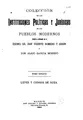 Cover image for Colección de las instituciones políticas y jurídicas de los pueblos modernos