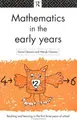 Cover image for Mathematics in the early years