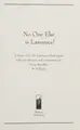 Cover image for No one else is Lawrence!