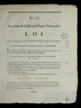 Cover image for Loi qui de termine le mode de de livrance des passe-ports a   l'e tranger