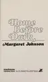 Cover image for Home before dark