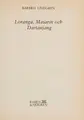Cover image for Loranga, Masarin och Dartanjang