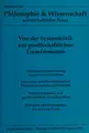 Cover image for Von der Systemkritik zur gesellschaftlichen Transformation