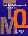 Cover image for Total Quality Management Text with cases