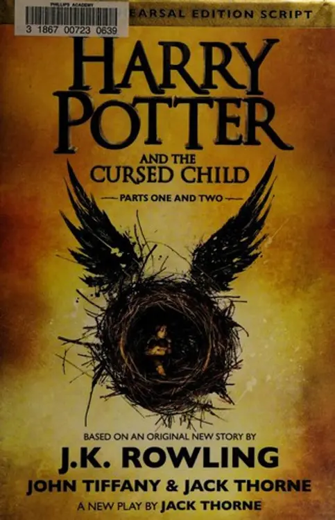 Harry Potter and the Cursed Child: Parts 1 & 2, Special Rehearsal Edition Script cover