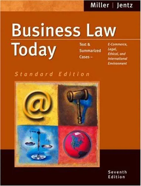Business law today: standard edition : text & summarized cases : e-commerce, legal, ethical, and international environment cover