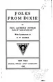 Cover image for Folks from Dixie