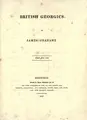 Cover image for British georgics