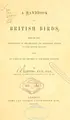 Cover image for A handbook of British birds