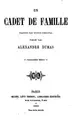 Cover image for Un cadet de famille