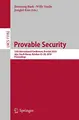 Cover image for Provable Security